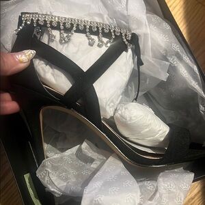 Nina Black Heels Elegant Design